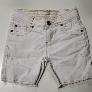 White Denim Shorts (Girls 8)